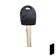 Uncut Key Blank | Audi / Volkswagen Transponder | HU66T24 Automotive Key LockVoy