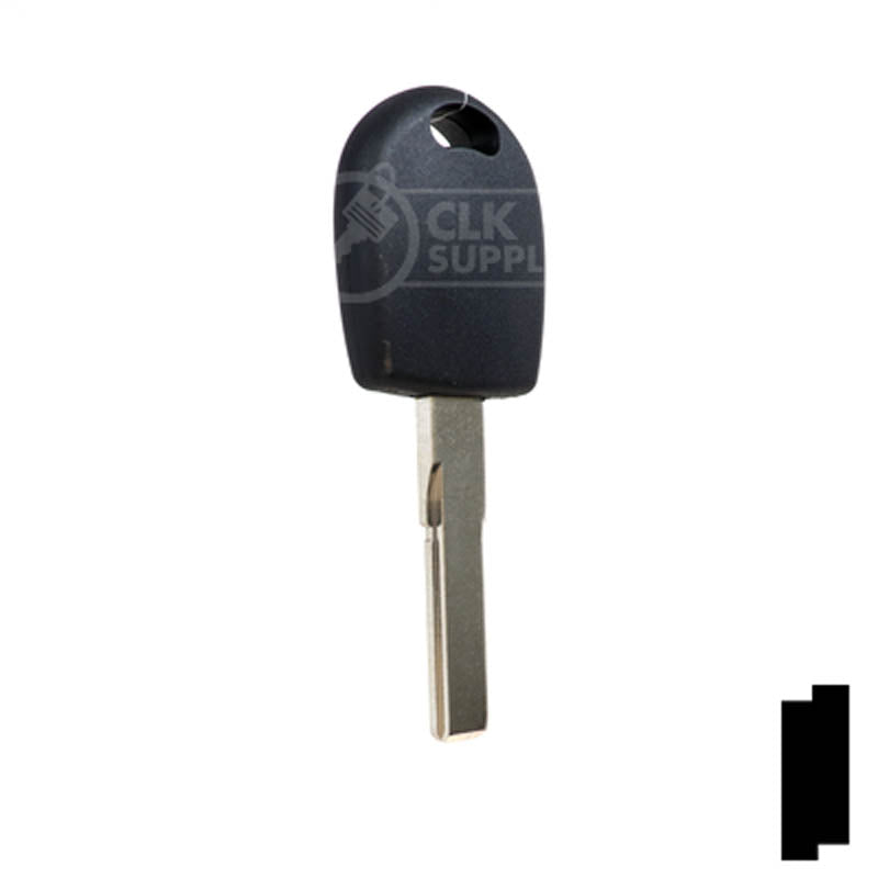 Uncut Key Blank | Audi / Volkswagen Transponder | HU66T24 Automotive Key LockVoy