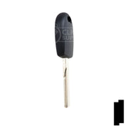 Uncut Key Blank | Audi / Volkswagen Transponder | HU66T24 Automotive Key LockVoy