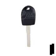 Uncut Key Blank | Audi / Volkswagen Transponder | HU66T24 Automotive Key LockVoy