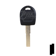 Uncut Key Blank | Audi / Volkswagen Transponder | HU66T24 Automotive Key LockVoy