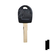 Uncut Key Blank | Audi / Volkswagen Transponder | HU66T24 Automotive Key LockVoy