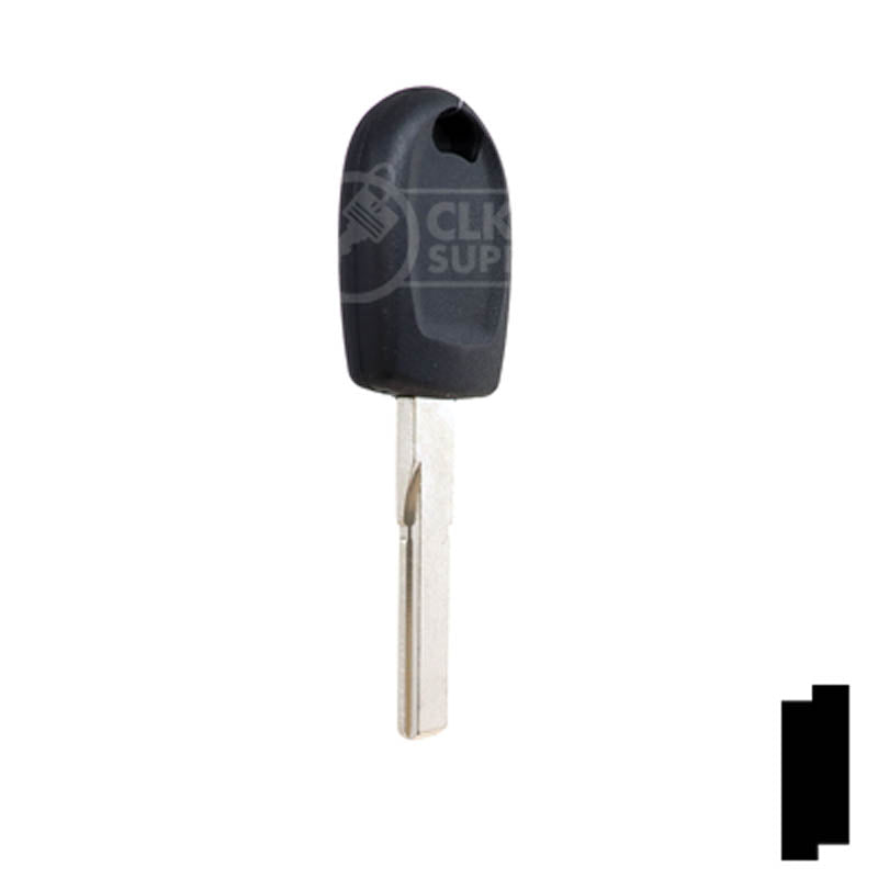 Uncut Key Blank | Audi / Volkswagen Transponder | HU66T24 Automotive Key LockVoy