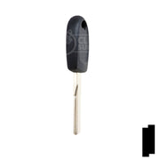 Uncut Key Blank | Audi / Volkswagen Transponder | HU66T24 Automotive Key LockVoy