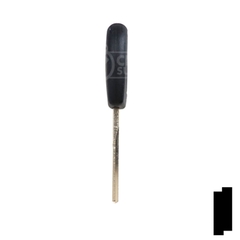 Uncut Key Blank | Audi / Volkswagen Transponder | HU66T24 Automotive Key LockVoy