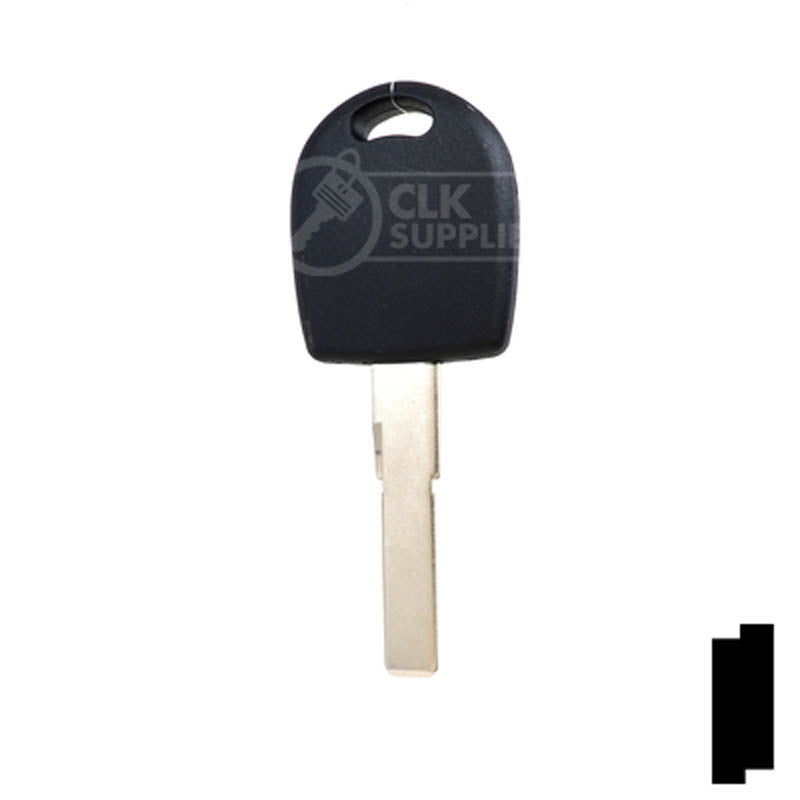 Uncut Key Blank | Audi / Volkswagen Transponder | HU66T24 Automotive Key LockVoy