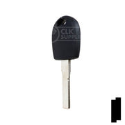 Uncut Key Blank | Audi / Volkswagen Transponder | HU66T6, HU66AT6 Automotive Key LockVoy
