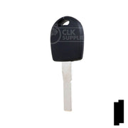 Uncut Key Blank | Audi / Volkswagen Transponder | HU66T6, HU66AT6 Automotive Key LockVoy