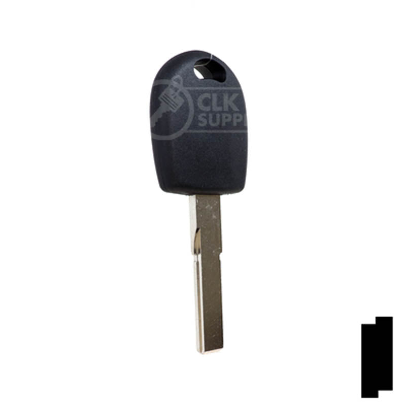 Uncut Key Blank | Audi / Volkswagen Transponder | HU66T6, HU66AT6 Automotive Key LockVoy