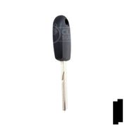 Uncut Key Blank | Audi / Volkswagen Transponder | HU66T6, HU66AT6 Automotive Key LockVoy