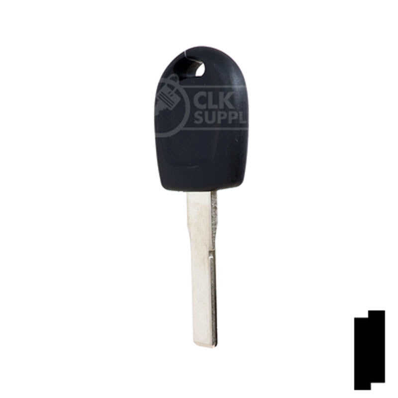 Uncut Key Blank | Audi / Volkswagen Transponder | HU66T6, HU66AT6 Automotive Key LockVoy