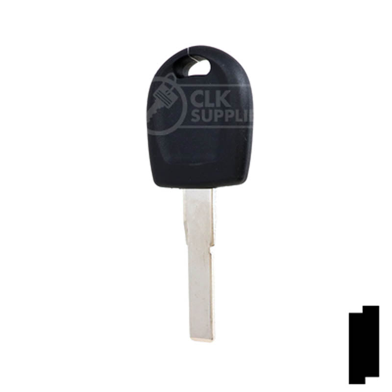 Uncut Key Blank | Audi / Volkswagen Transponder | HU66T6, HU66AT6 Automotive Key LockVoy