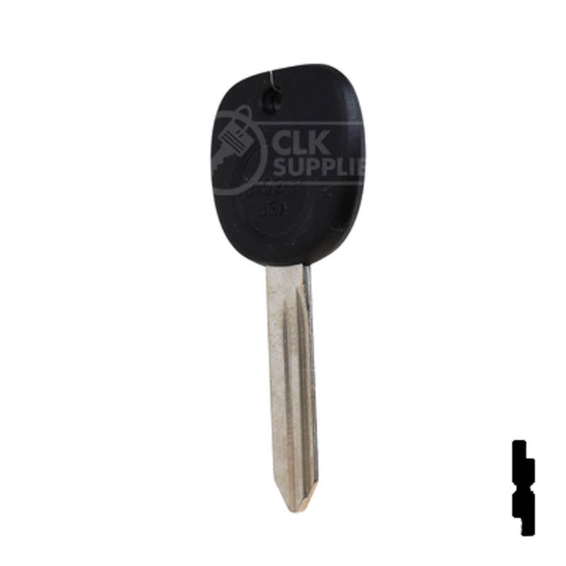 Uncut Key Blank | B102-P | GM Automotive Key JMA USA