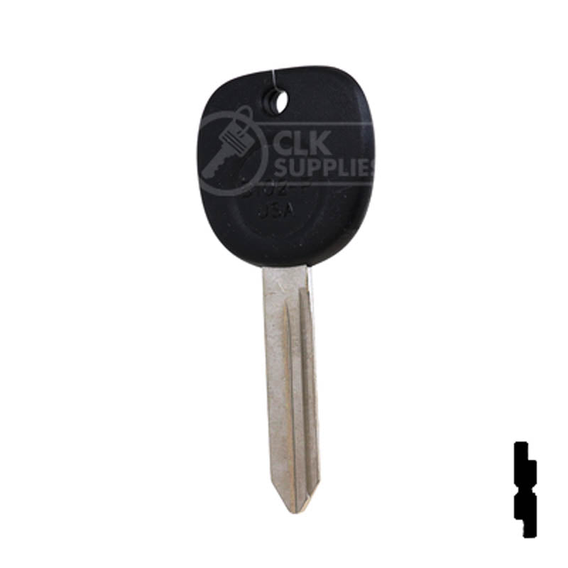 Uncut Key Blank | B102-P | GM Automotive Key JMA USA