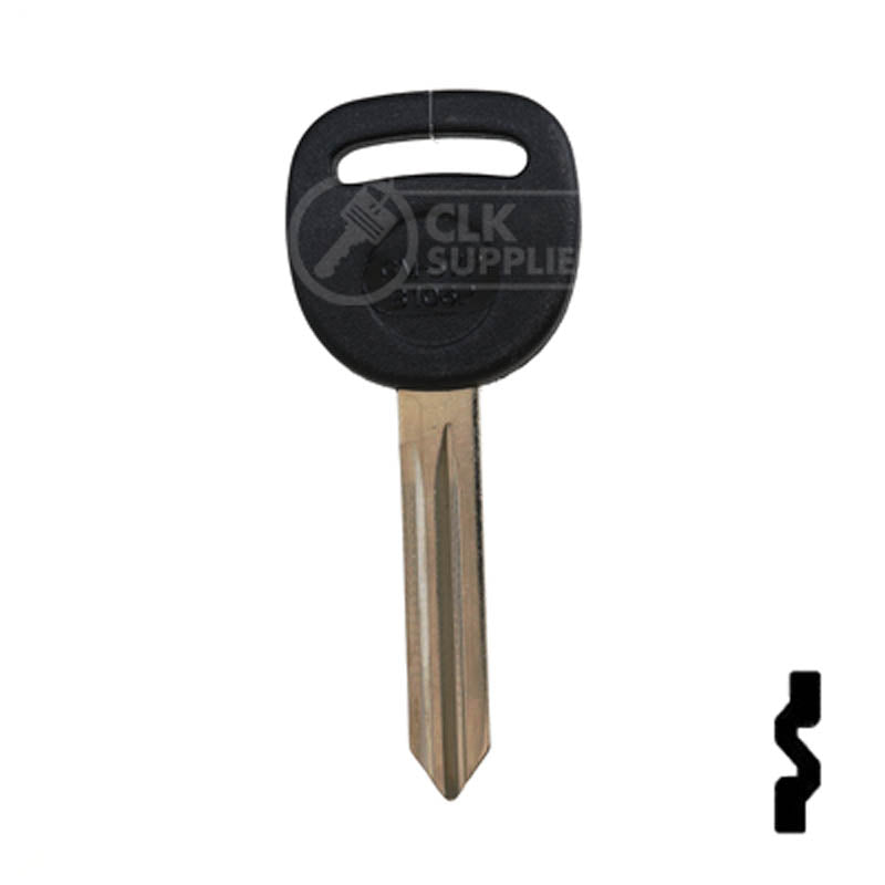 Uncut Key Blank | B106-P | GM Automotive Key JMA USA