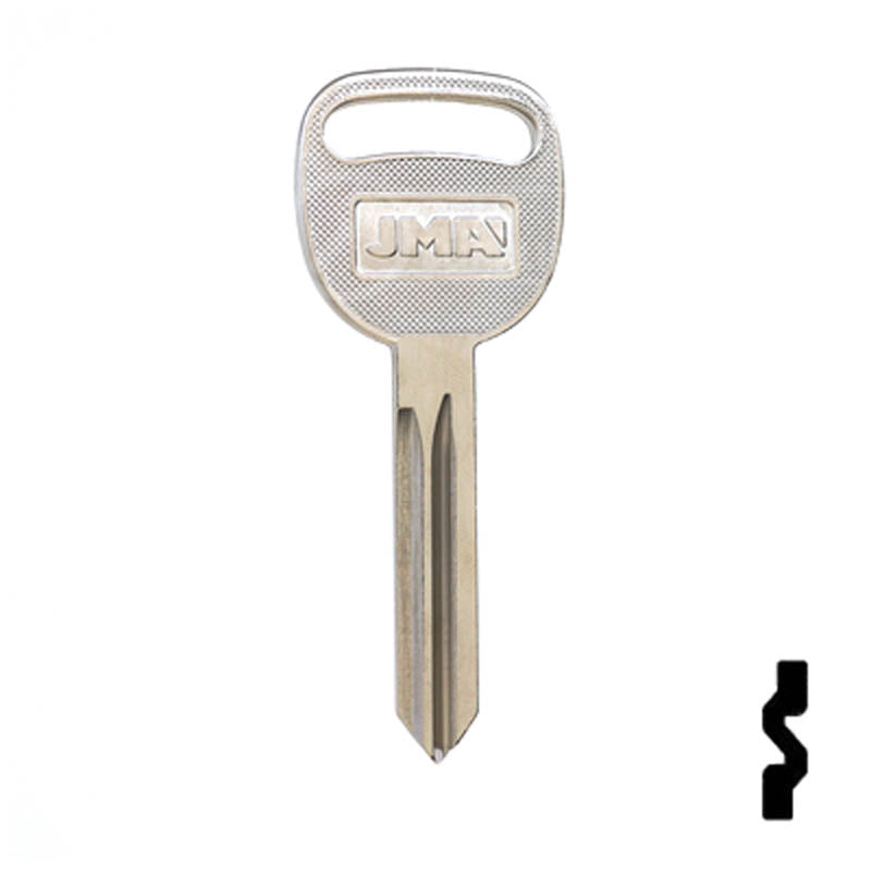 Uncut Key Blank | B106, P1115 | GM Automotive Key JMA USA