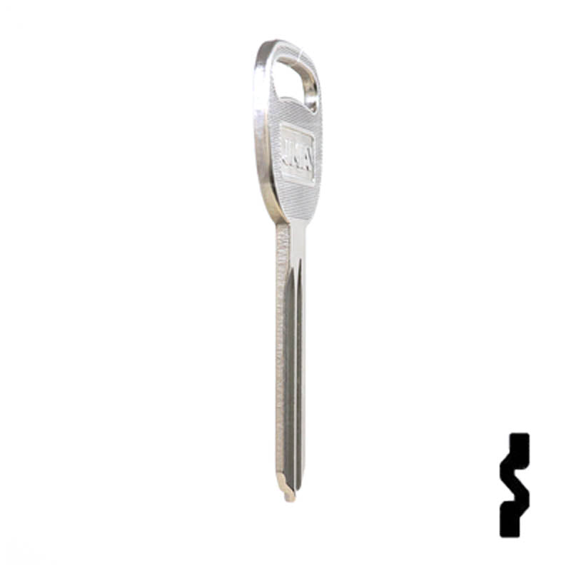 Uncut Key Blank | B106, P1115 | GM Automotive Key JMA USA