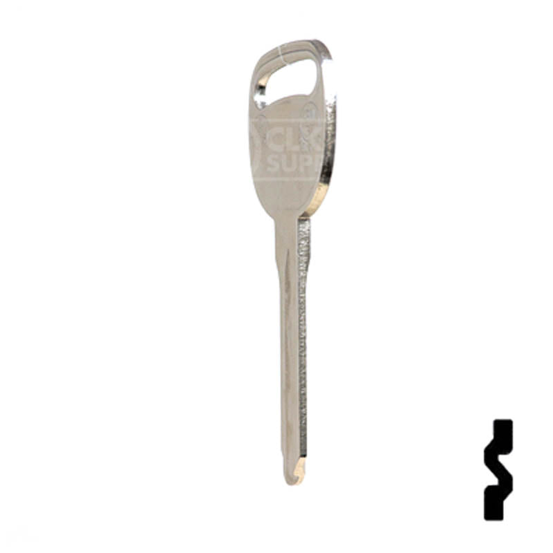 Uncut Key Blank | B106, P1115 | GM Automotive Key JMA USA