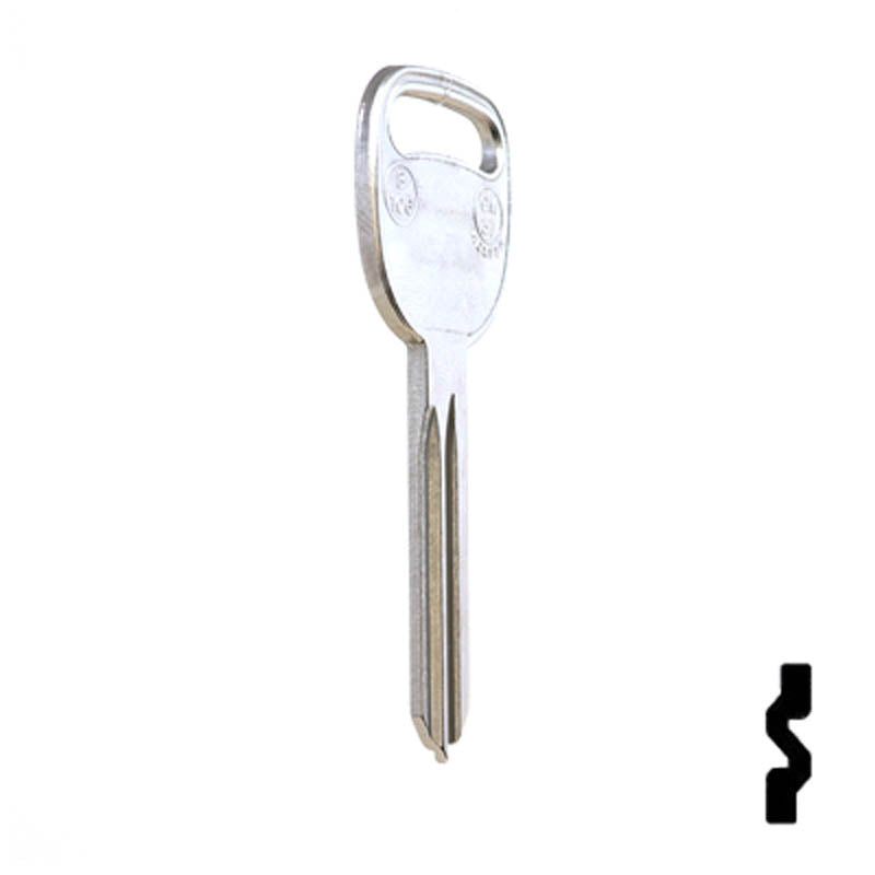 Uncut Key Blank | B106, P1115 | GM Automotive Key JMA USA
