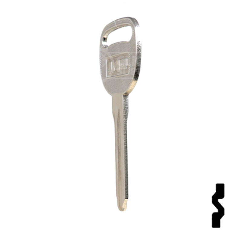 Uncut Key Blank | B106, P1115 | GM Automotive Key JMA USA