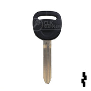 Uncut Key Blank | B110-P | GM Automotive Key JMA USA