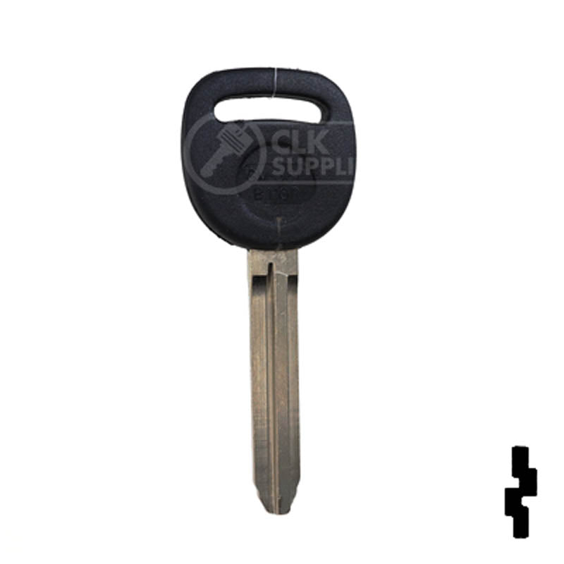 Uncut Key Blank | B110-P | GM Automotive Key JMA USA