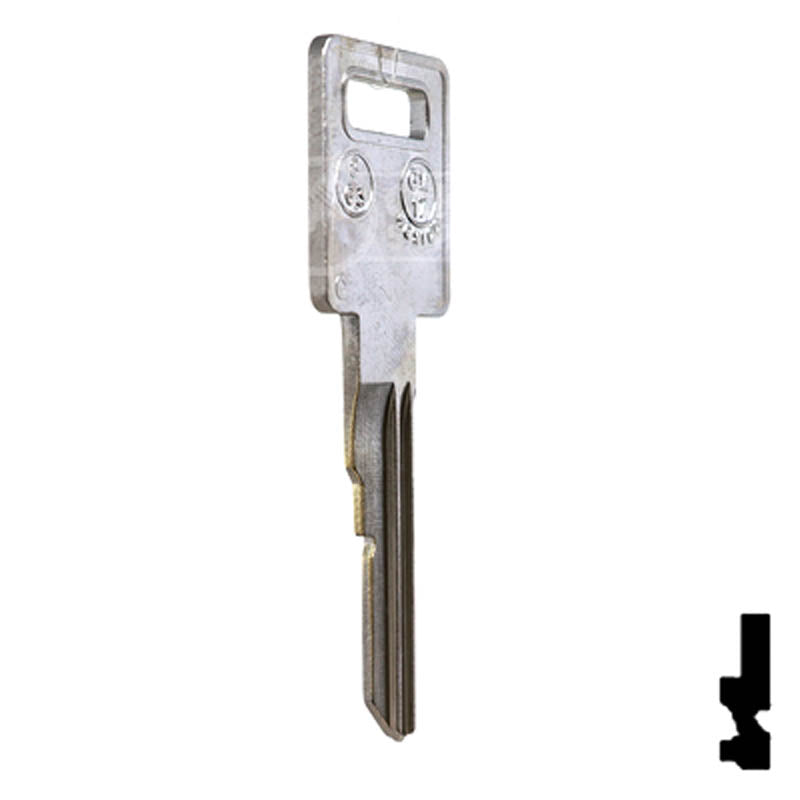 Uncut Key Blank | B63 | GM Key Automotive Key JMA USA