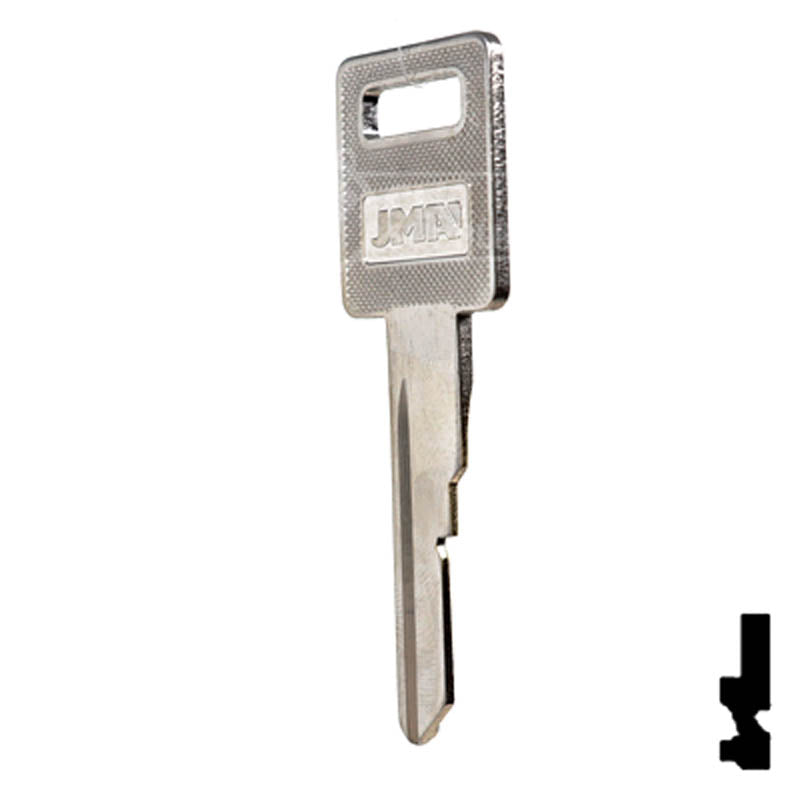 Uncut Key Blank | B63 | GM Key Automotive Key JMA USA
