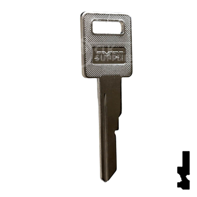 Uncut Key Blank | B63 | GM Key Automotive Key JMA USA