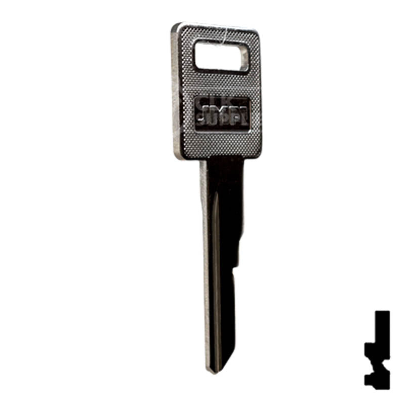 Uncut Key Blank | B63 | GM Key Automotive Key JMA USA