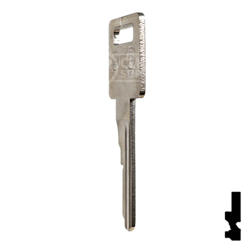 Uncut Key Blank | B63 | GM Key Automotive Key JMA USA