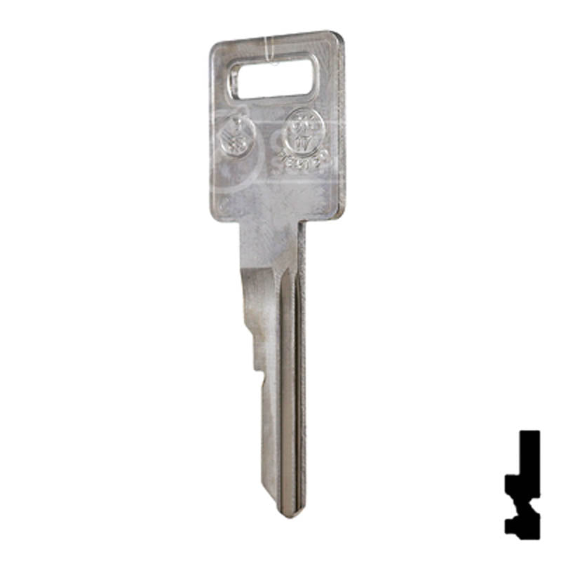 Uncut Key Blank | B63 | GM Key Automotive Key JMA USA