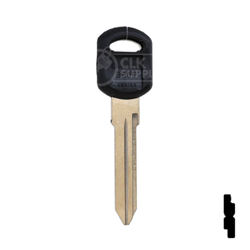 Uncut Key Blank | B86-P, P1106-P | GM Key Automotive Key JMA USA