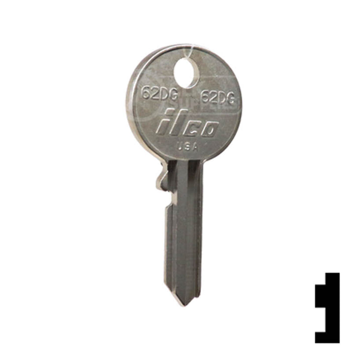 Uncut Key Blank | British Vehicles | 62DG Automotive Key Ilco