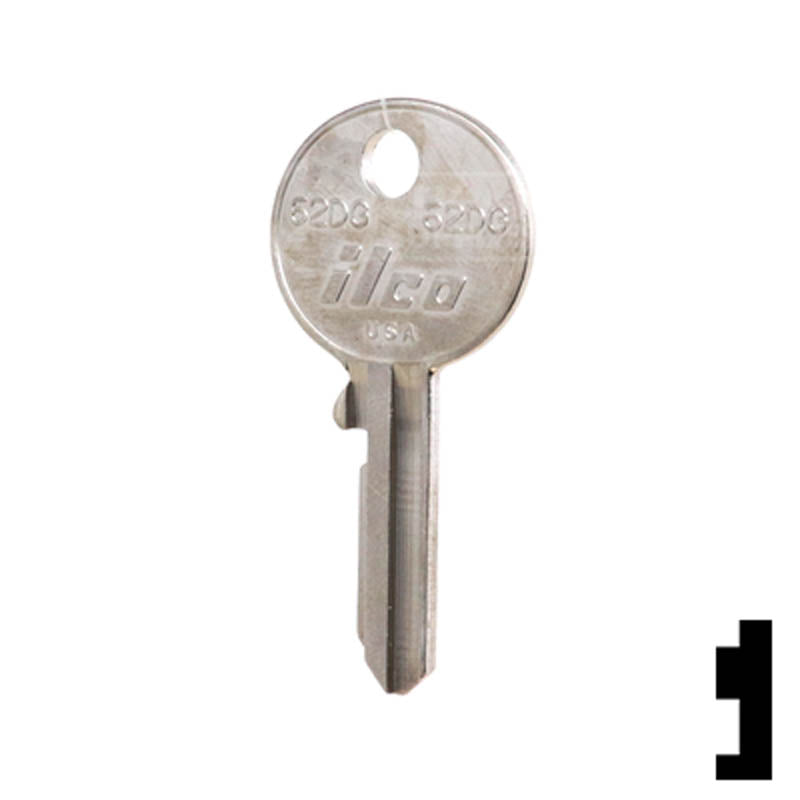 Uncut Key Blank | British Vehicles | 62DG Automotive Key Ilco