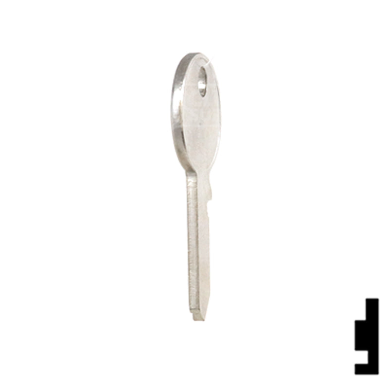 Uncut Key Blank | British Vehicles | 62DH Automotive Key Ilco