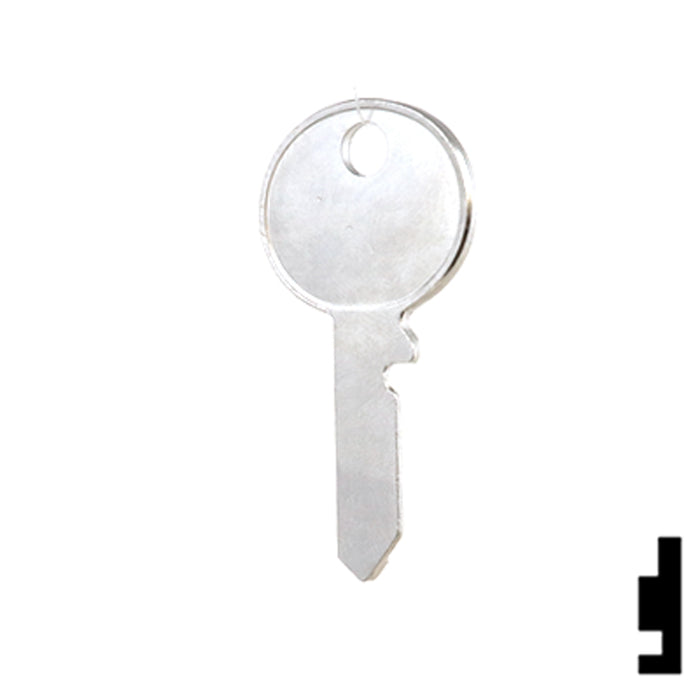 Uncut Key Blank | British Vehicles | 62DH Automotive Key Ilco