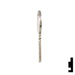 Uncut Key Blank | British Vehicles | 62DH Automotive Key Ilco