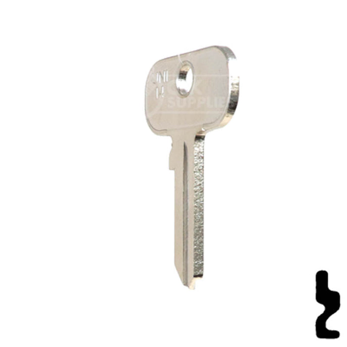 Uncut Key Blank | British Vehicles | UNI14 Automotive Key Ilco