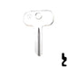 Uncut Key Blank | British Vehicles | UNI14 Automotive Key Ilco