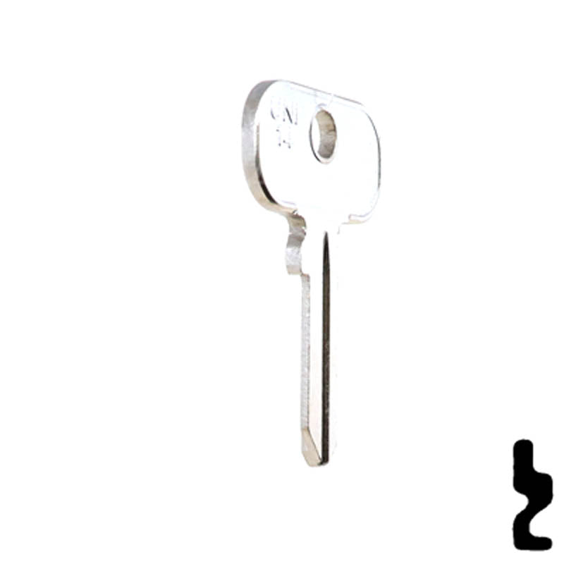 Uncut Key Blank | British Vehicles | UNI14 Automotive Key Ilco