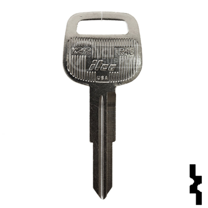 Uncut Key Blank | Celica | X212, TR46 Automotive Key Ilco