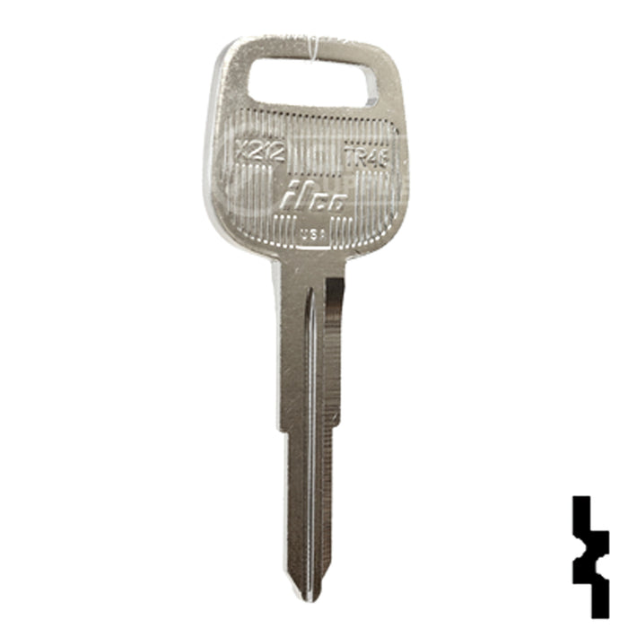 Uncut Key Blank | Celica | X212, TR46 Automotive Key Ilco