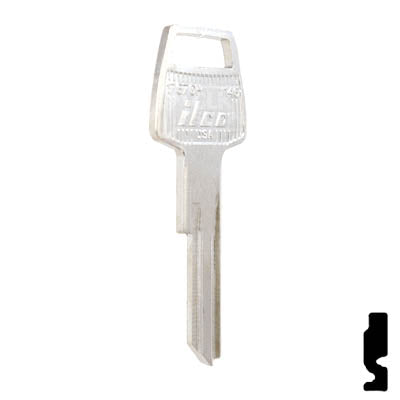 Uncut Key Blank | Chrysler  | 1767CH, Y146 Automotive Key Ilco