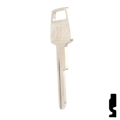 Uncut Key Blank | Chrysler  | 1767CH, Y146 Automotive Key Ilco