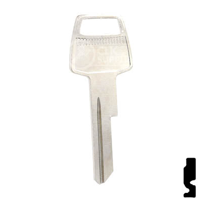 Uncut Key Blank | Chrysler  | 1767CH, Y146 Automotive Key Ilco