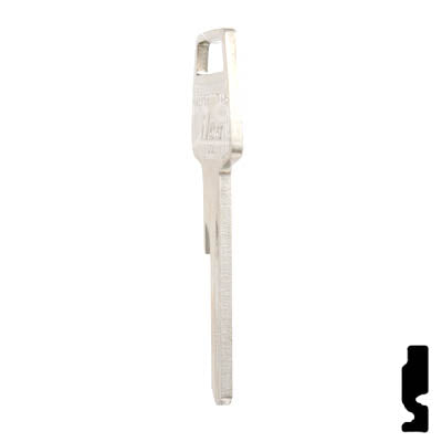 Uncut Key Blank | Chrysler  | 1767CH, Y146 Automotive Key Ilco