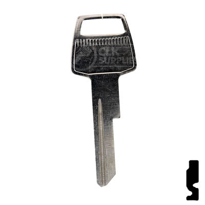 Uncut Key Blank | Chrysler  | 1767CH, Y146 Automotive Key Ilco