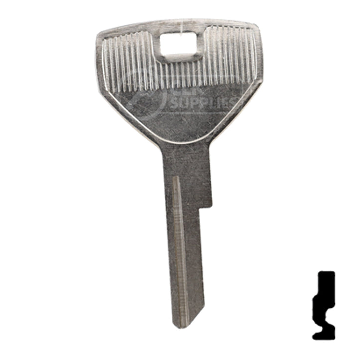 Uncut  Key Blank | Chrysler, Dodge, Jeep | P1786, Y153 Automotive Key Ilco