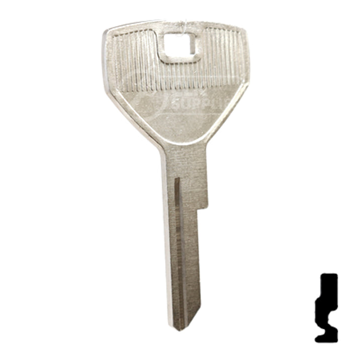 Uncut  Key Blank | Chrysler, Dodge, Jeep | P1786, Y153 Automotive Key Ilco